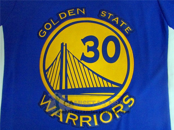 Camiseta Manga Corta Warriors Curry Azul